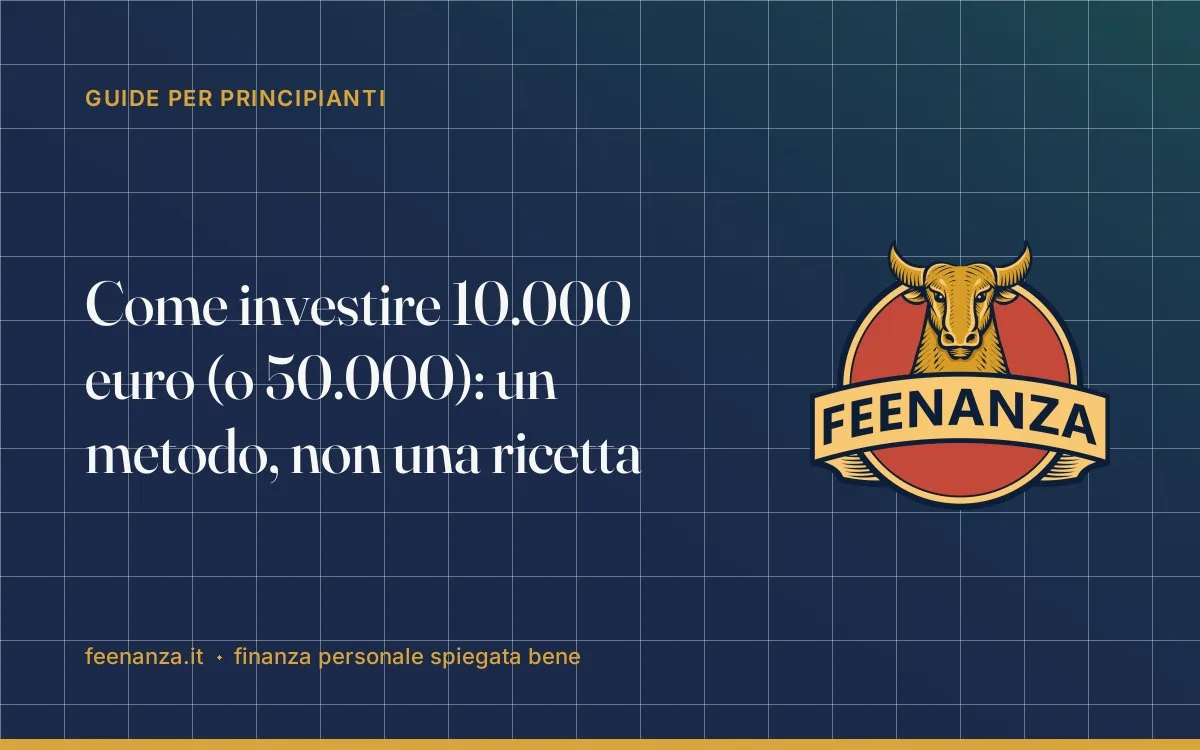 Come investire 10.000 euro (o 50.000): un metodo, non una ricetta