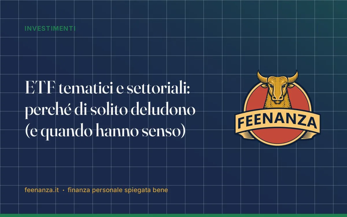 ETF tematici e settoriali: perché di solito deludono (e quando hanno senso)